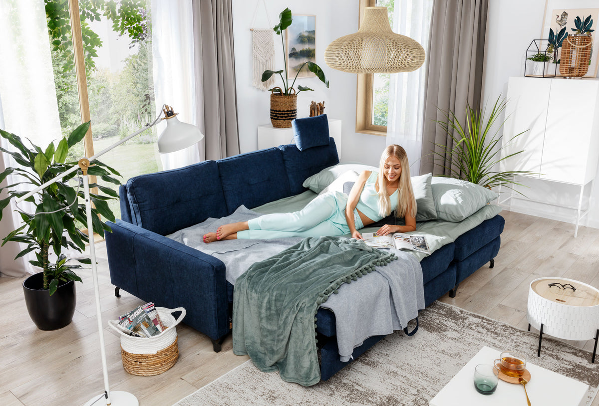 Nawe Corner Sofa Bed With Storage