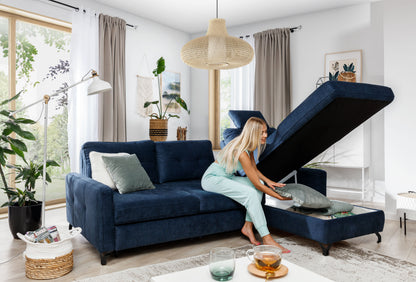 Nawe Corner Sofa Bed With Storage