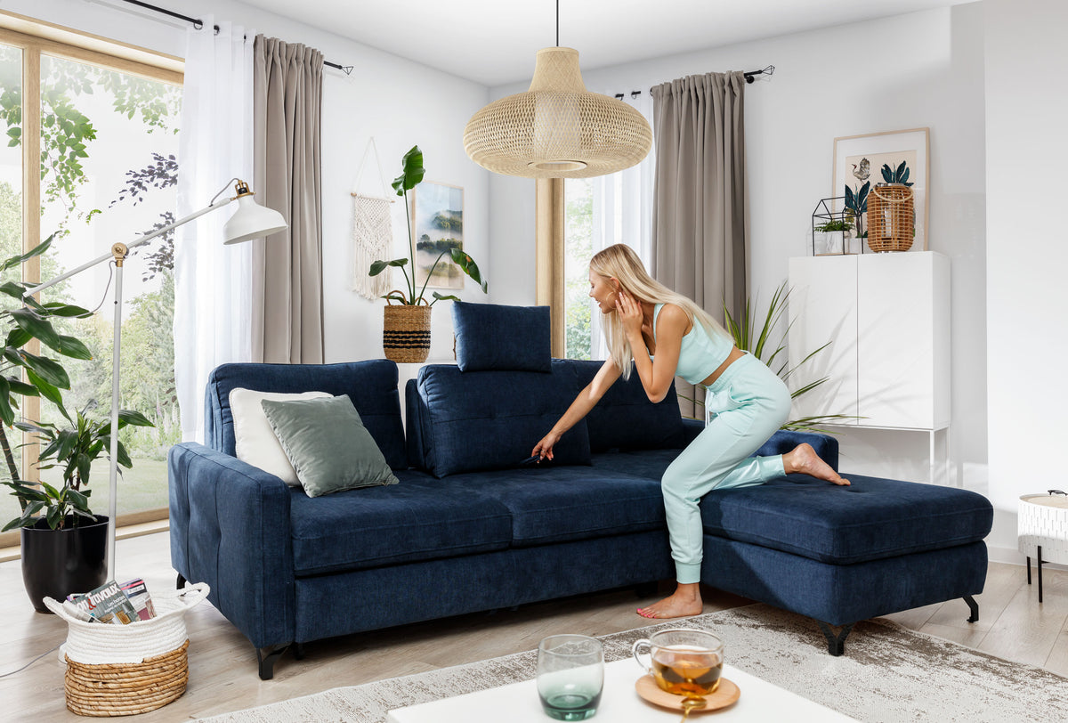 Nawe Corner Sofa Bed With Storage