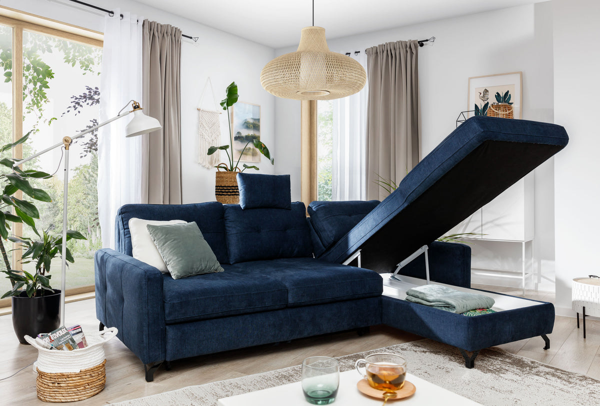 Nawe Corner Sofa Bed With Storage