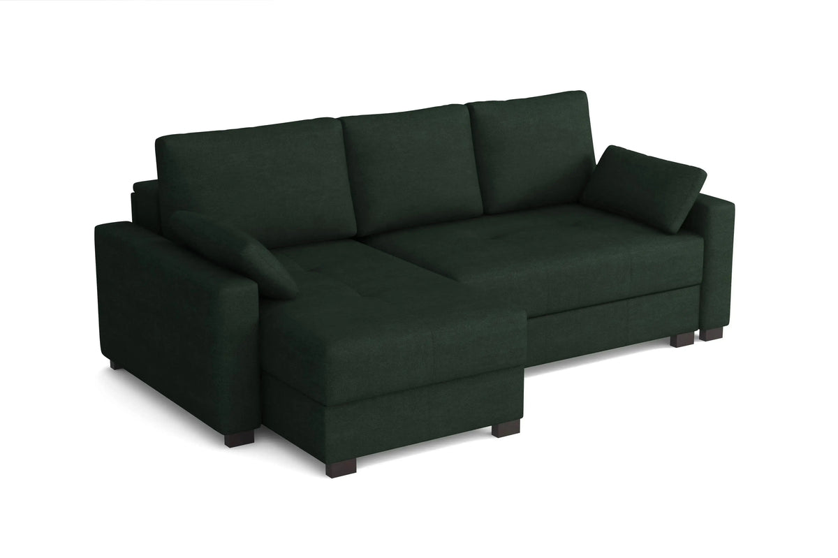 'Mocca' Kingsize Corner Storage Sofa Bed SofaBedExpert.co.uk