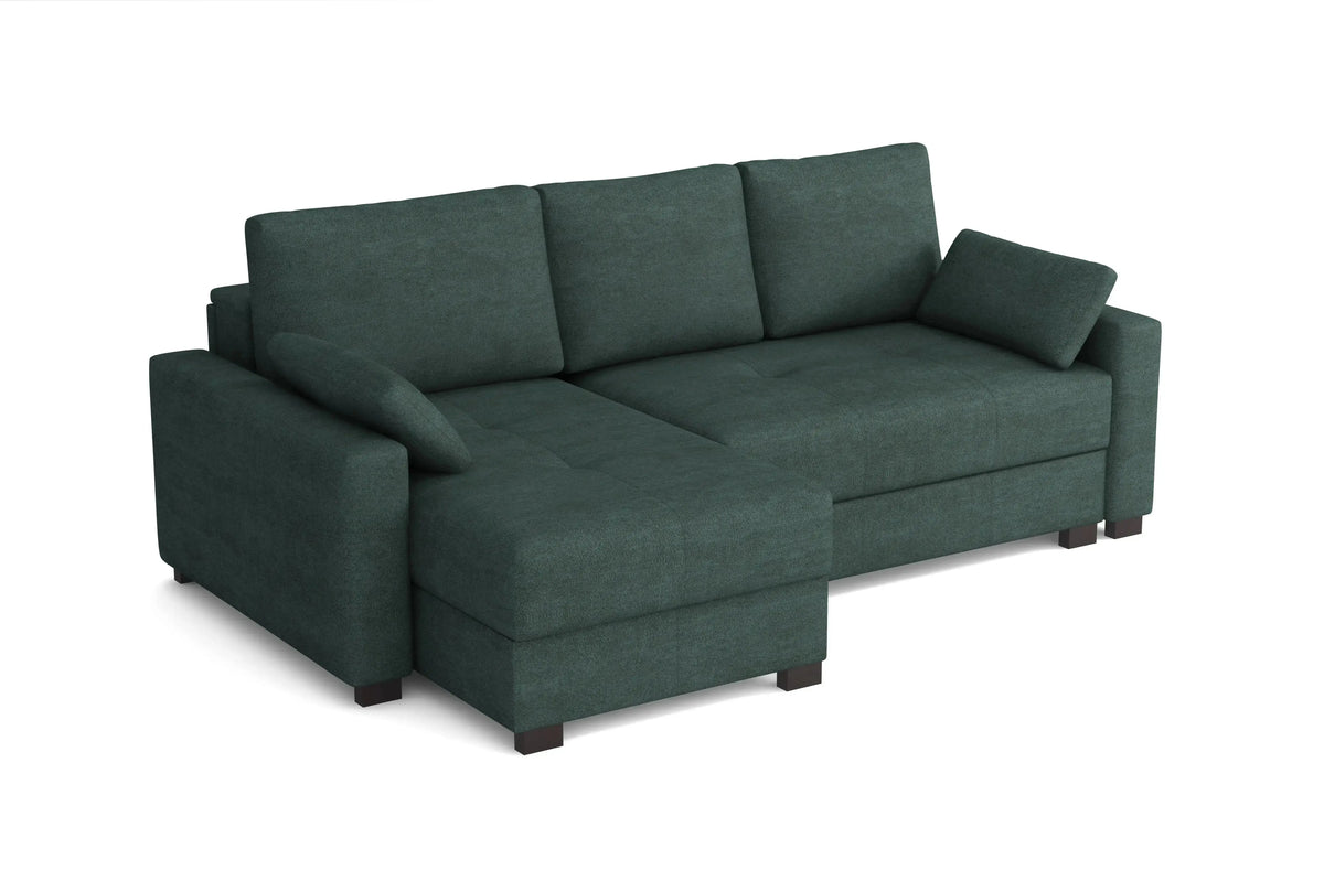 'Mocca' Kingsize Corner Storage Sofa Bed SofaBedExpert.co.uk