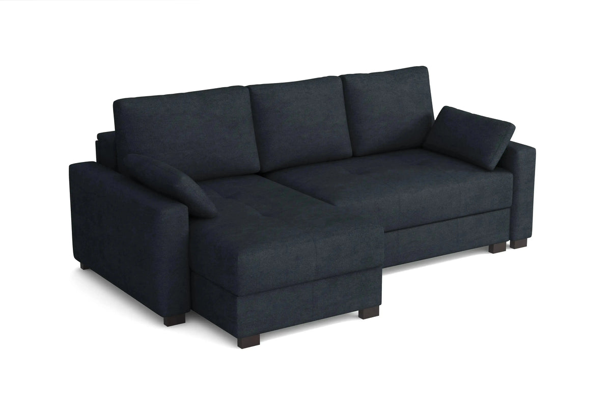 'Mocca' Kingsize Corner Storage Sofa Bed SofaBedExpert.co.uk
