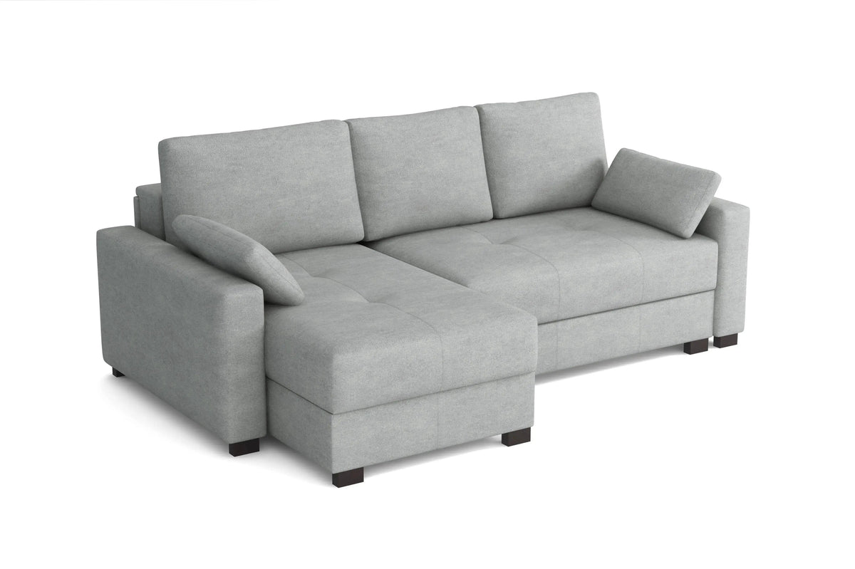 'Mocca' Kingsize Corner Storage Sofa Bed SofaBedExpert.co.uk