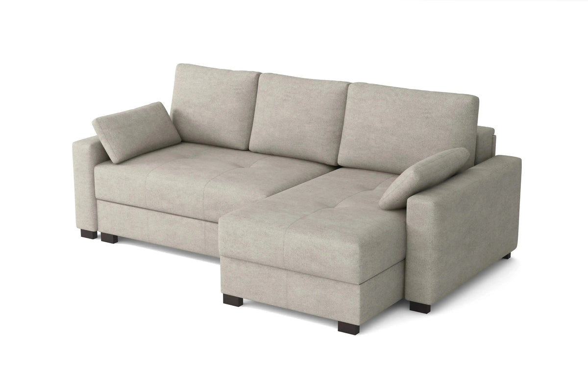 'Mocca' Kingsize Corner Storage Sofa Bed SofaBedExpert.co.uk