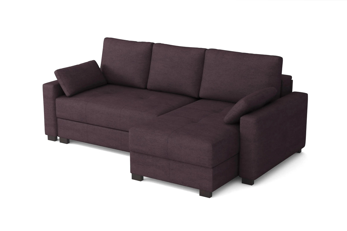 'Mocca' Kingsize Corner Storage Sofa Bed SofaBedExpert.co.uk