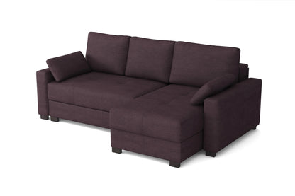 'Mocca' Kingsize Corner Storage Sofa Bed SofaBedExpert.co.uk