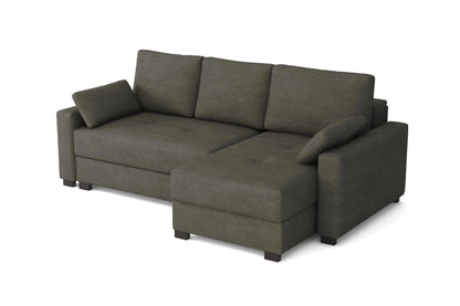 'Mocca' Kingsize Corner Storage Sofa Bed SofaBedExpert.co.uk
