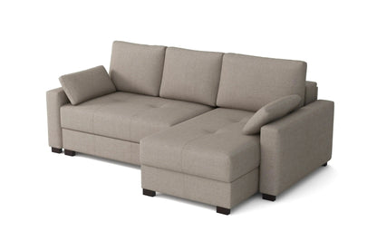 'Mocca' Kingsize Corner Storage Sofa Bed SofaBedExpert.co.uk
