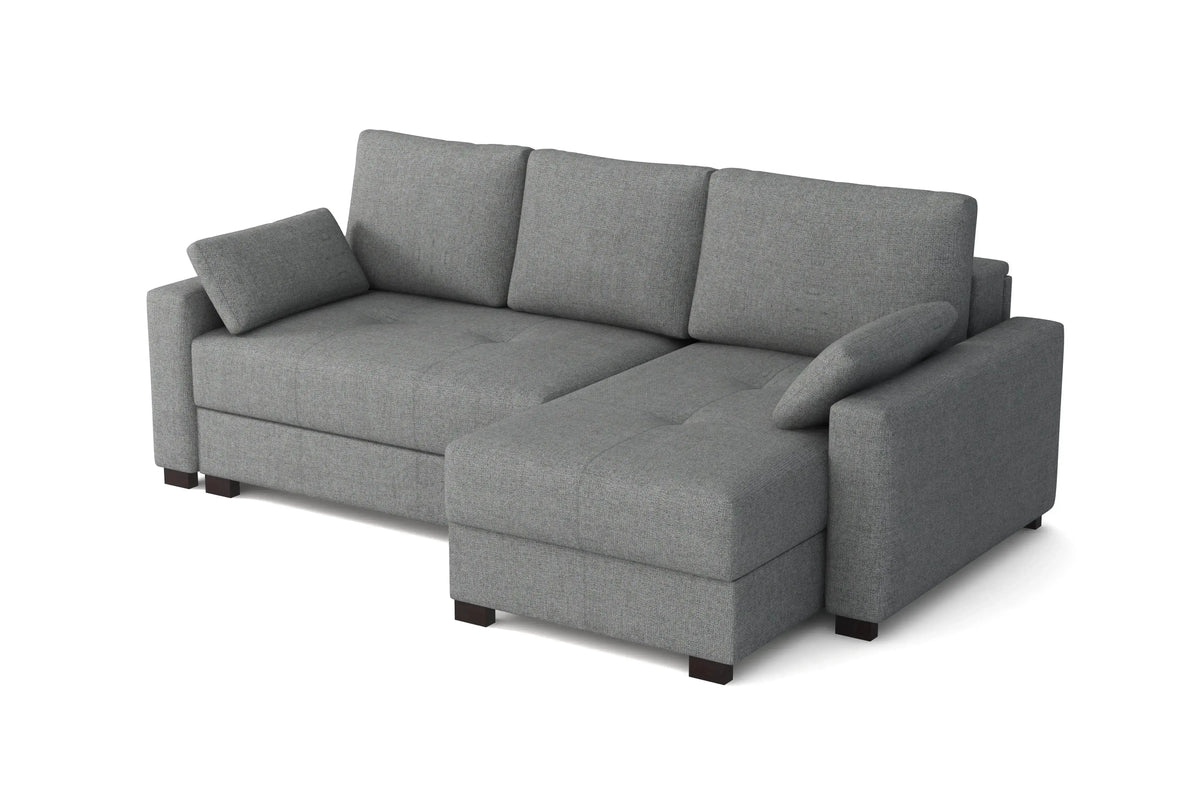'Mocca' Kingsize Corner Storage Sofa Bed SofaBedExpert.co.uk