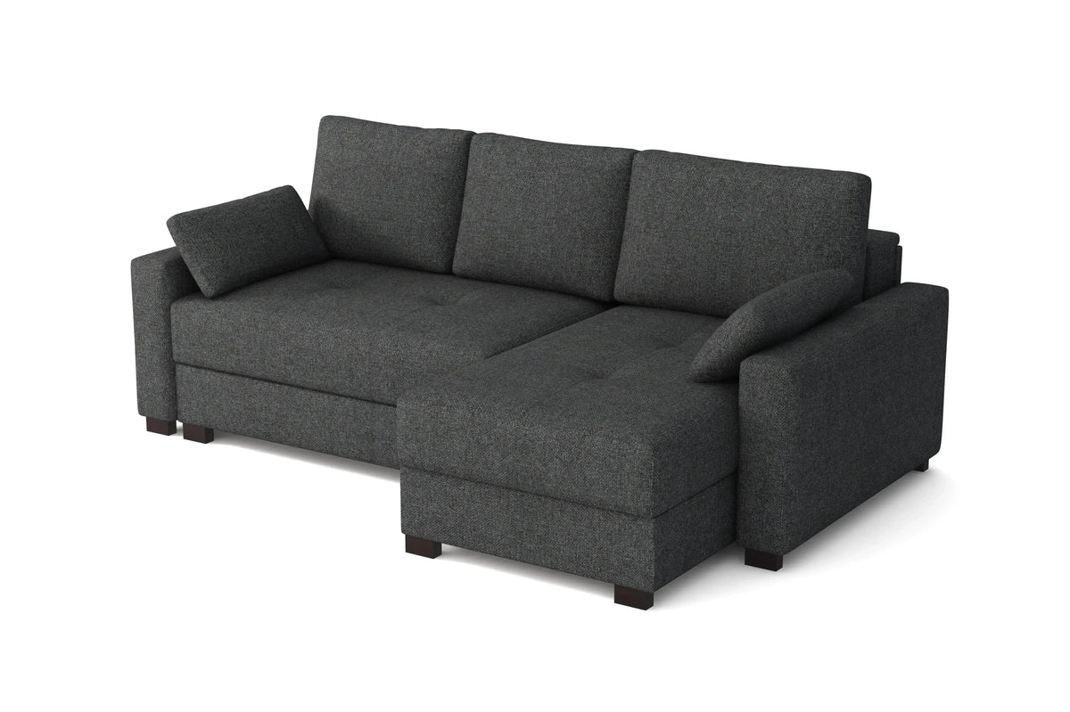 'Mocca' Kingsize Corner Storage Sofa Bed SofaBedExpert.co.uk