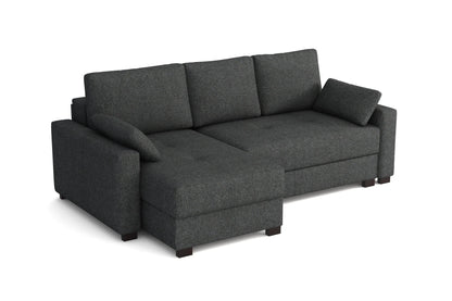 'Mocca' Kingsize Corner Storage Sofa Bed SofaBedExpert.co.uk