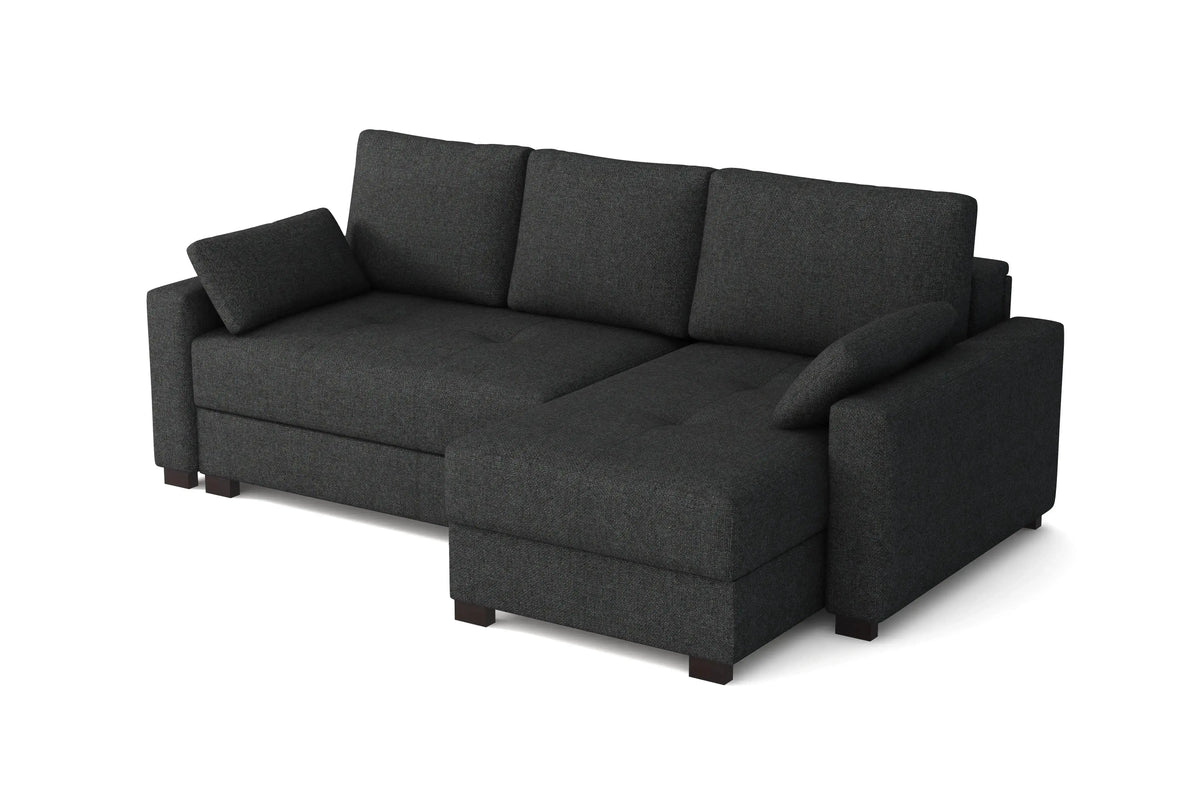 'Mocca' Kingsize Corner Storage Sofa Bed SofaBedExpert.co.uk