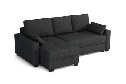 'Mocca' Kingsize Corner Storage Sofa Bed SofaBedExpert.co.uk