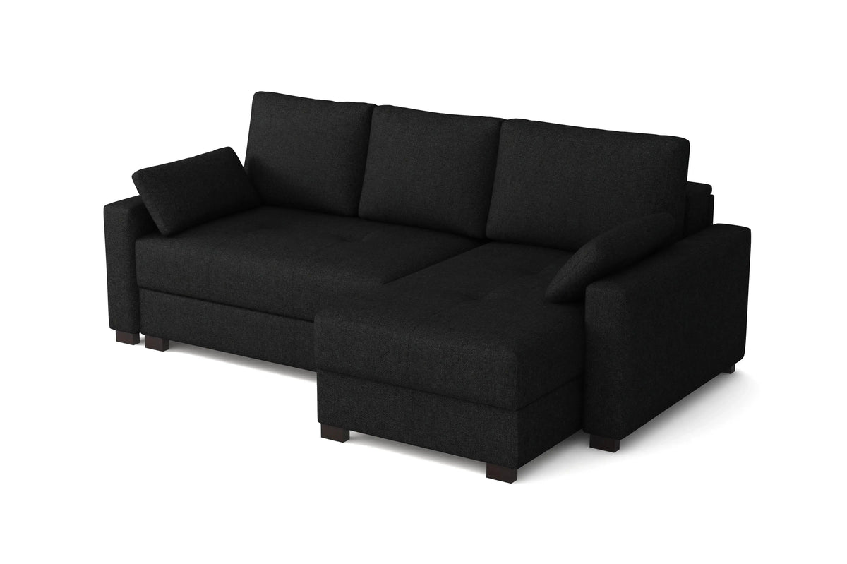 'Mocca' Kingsize Corner Storage Sofa Bed SofaBedExpert.co.uk