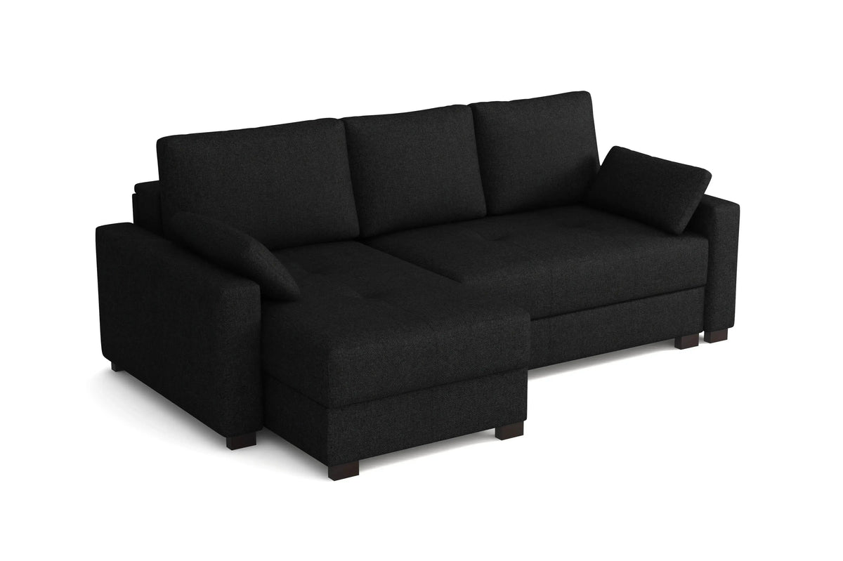 'Mocca' Kingsize Corner Storage Sofa Bed SofaBedExpert.co.uk