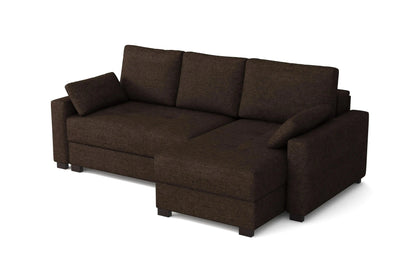 'Mocca' Kingsize Corner Storage Sofa Bed SofaBedExpert.co.uk