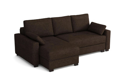 'Mocca' Kingsize Corner Storage Sofa Bed SofaBedExpert.co.uk