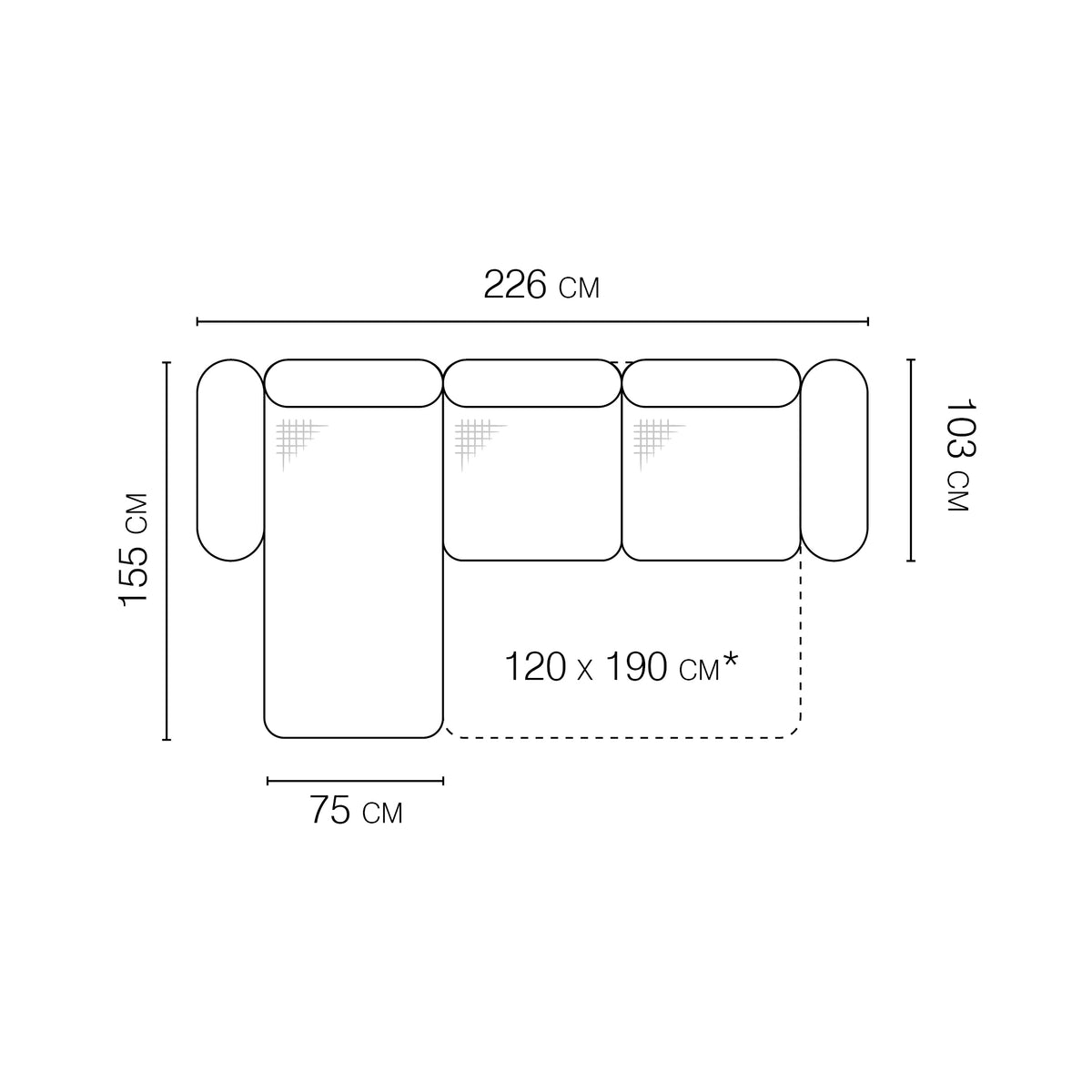Sori Corner Sofa Bed With Storage