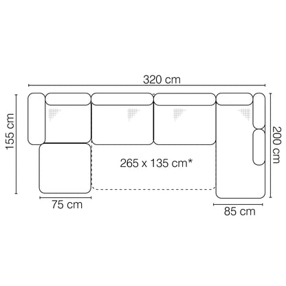 Sori Corner Sofa Bed With Storage