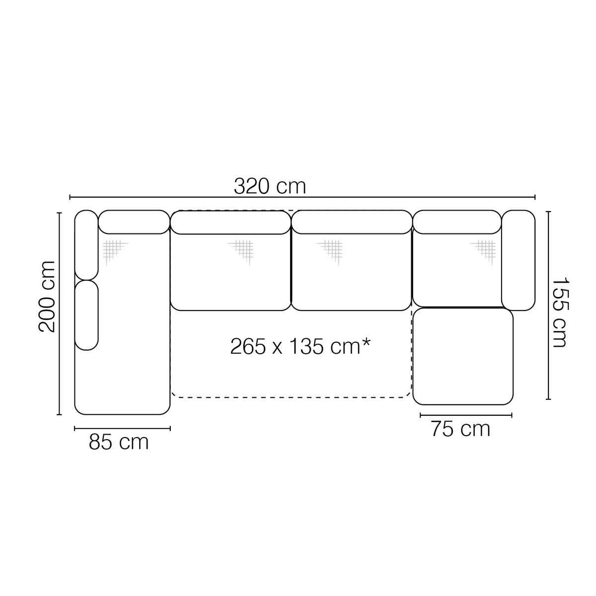 Sori Corner Sofa Bed With Storage