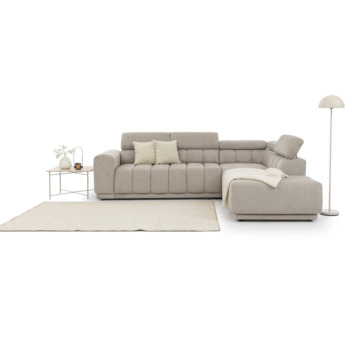 Augusto Corner Storage Sofa Bed Large